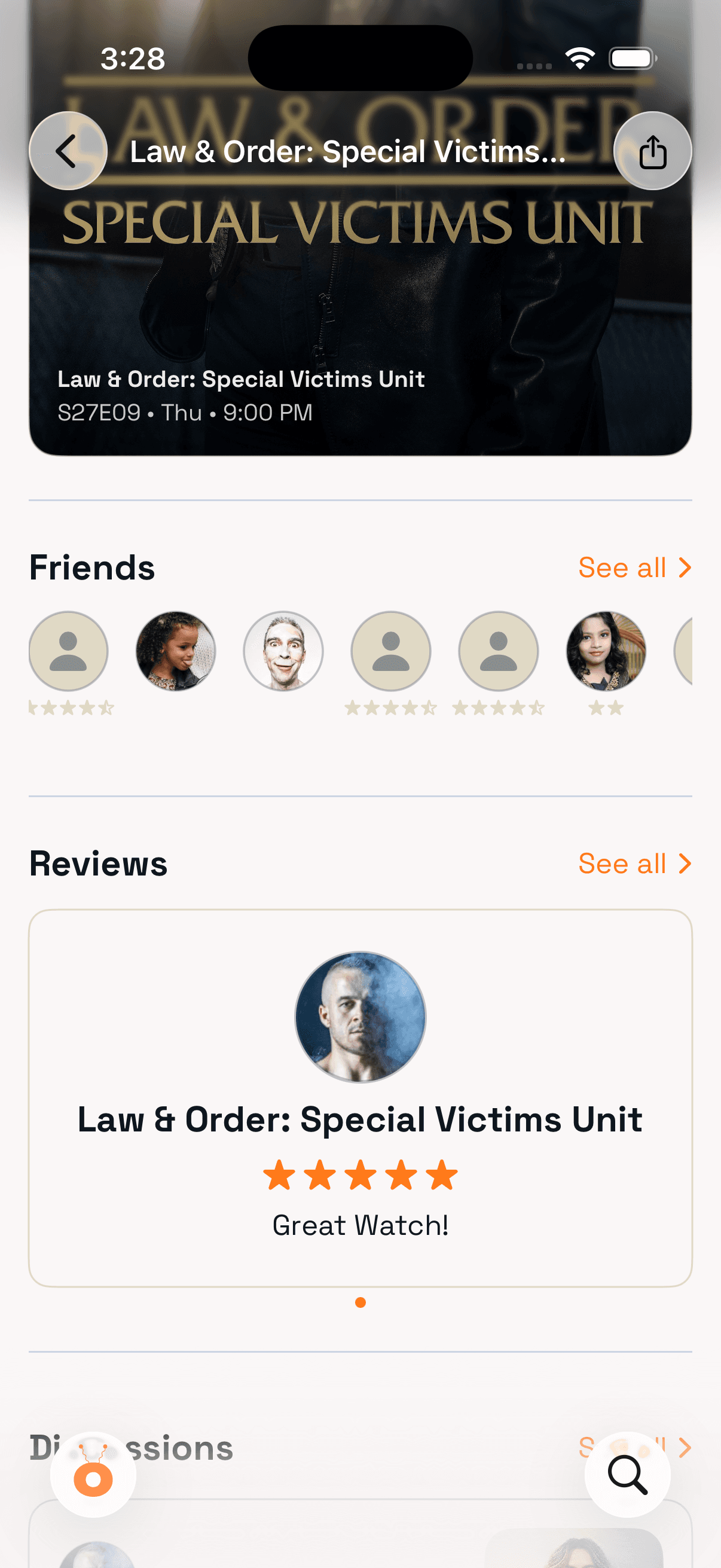 Your watchlist and progress